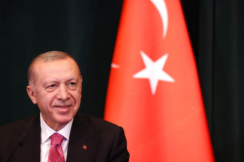 Erdogan Ingin Mulai Era Baru Hubungan dengan Arab Saudi Foto Presiden Turki Recep Tayyip Erdogan