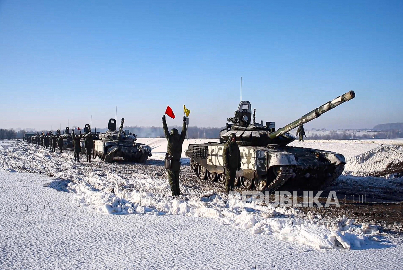 Ilustrasi tentara Rusia Kombatan dan pasukan elite Suriah dilaporkan bergabung dengan Rusia di perang Ukraina