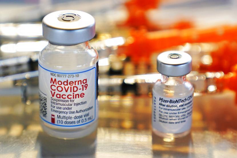 Vaksin Moderna Polisi mengamankan warga Jerman berusia 60 tahun diduga telah menerima vaksinasi Covid 19 puluhan kali