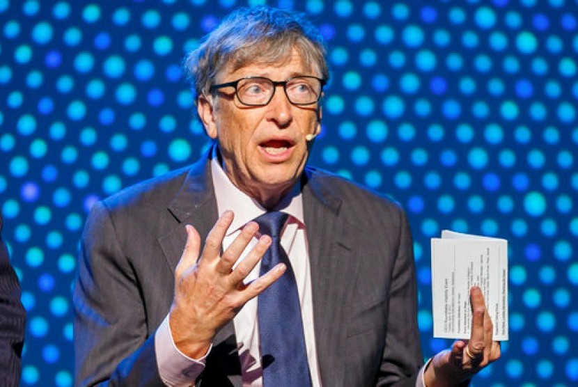 Pendiri perusahaan Microsoft Bill Gates positif terinfeksi Covid 19 Ilustrasi