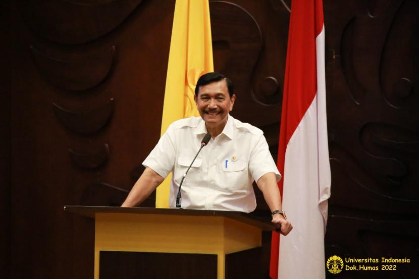 Menteri Koordinator Bidang Kemaritiman dan Investasi Luhut Binsar Pandjaitan