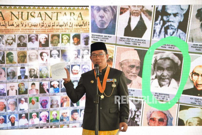 Gubernur Jawa Barat Ridwan Kamil menghadiri Grand Launching Klinik Pratama Ramah Lansia Inggit Garnasih di Jalan Flores Kota Bandung Kamis 2072023