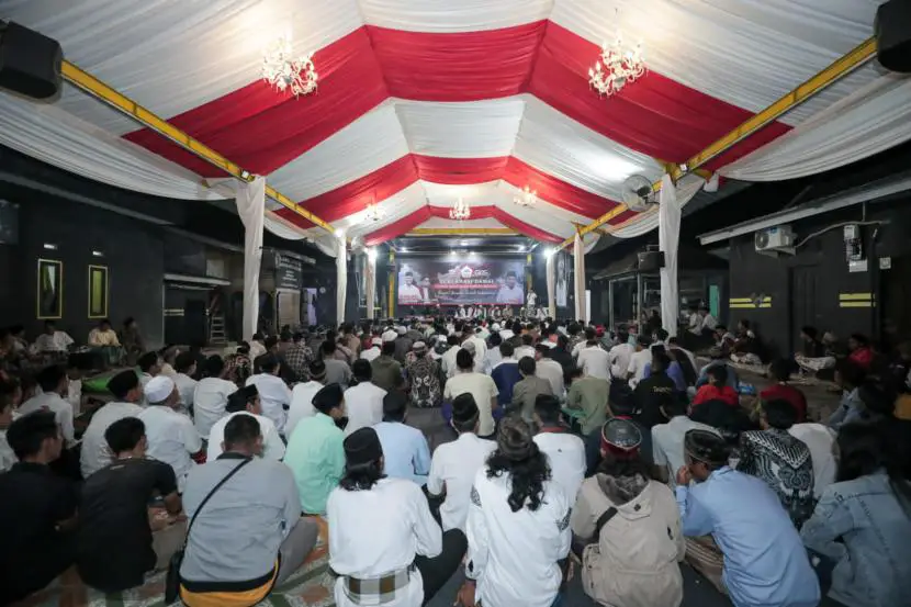 Deklarasi damai di Padepokan Bumi Alit Padjajaran di Kelurahan Cikeusal Kecamatan Cikeusal Kabupaten Serang Banten