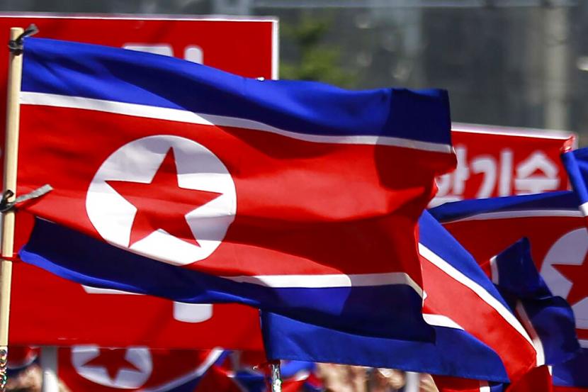 Bendera Korea Utara Korut