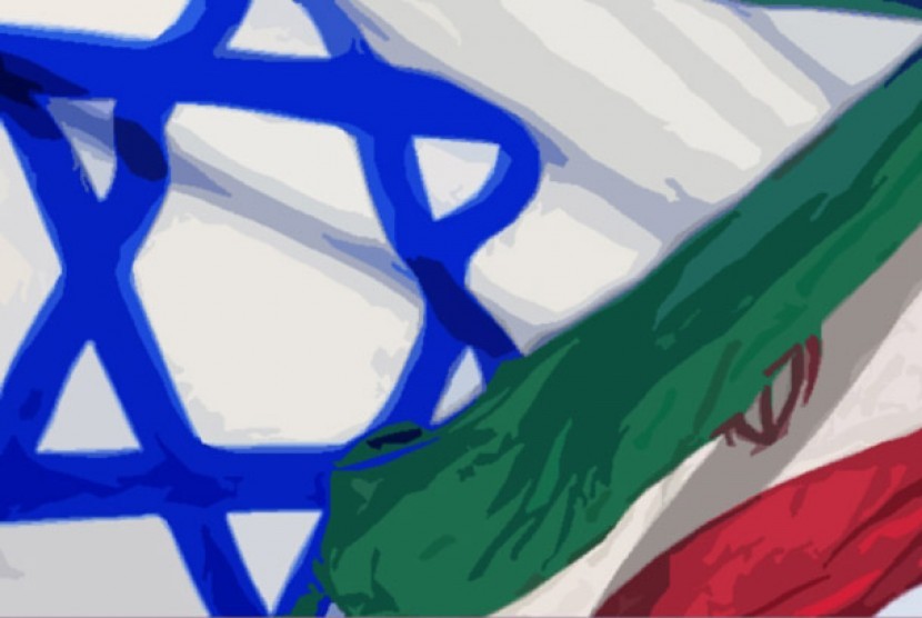 Israel vs Iran Ilustrasi