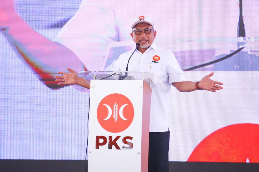 Presiden Partai Keadilan Sejahtera PKS Ahmad Syaikhu