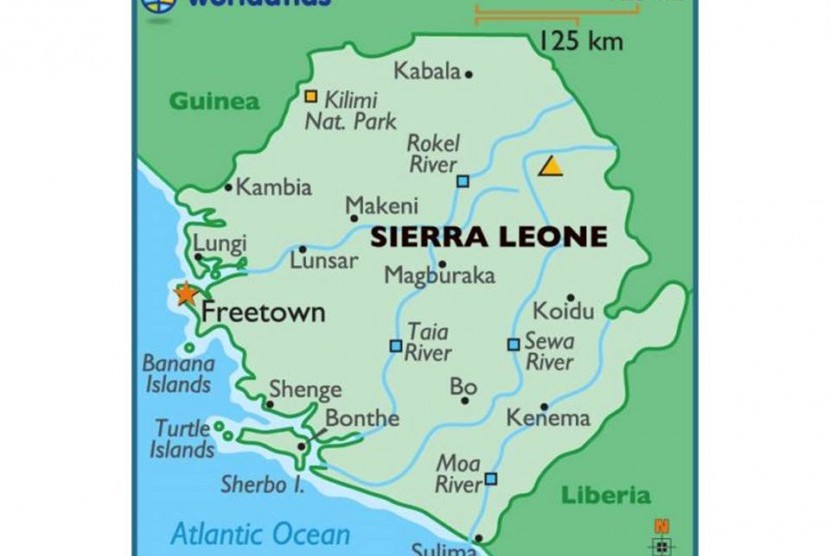 Peta Sierra Leone
