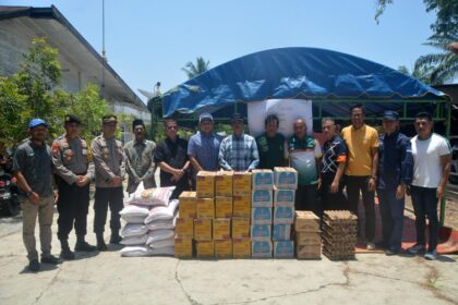 Bank Aceh langsa Salurkan Bantuan Untuk Korban Kebakaran