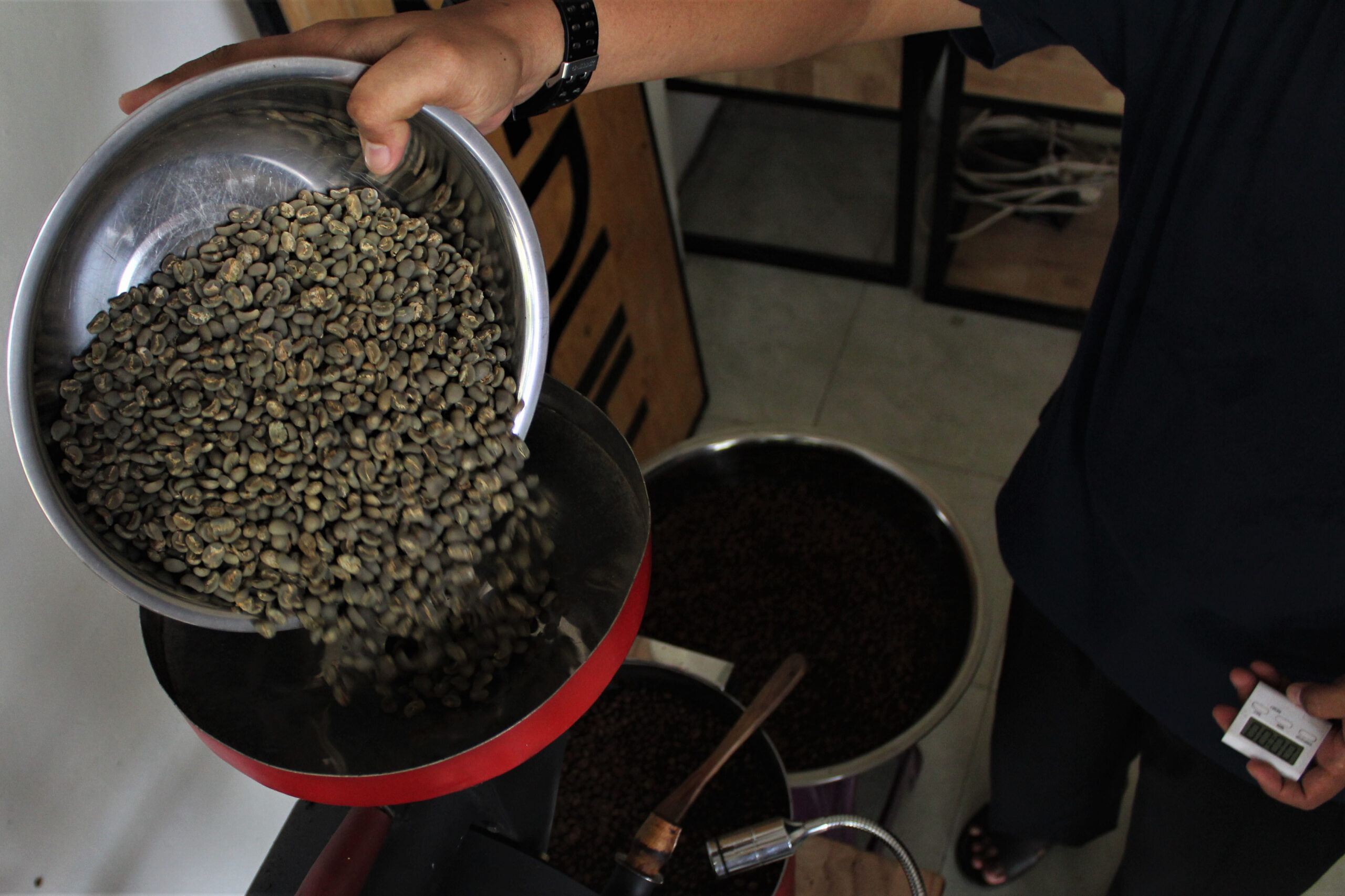 roasting kopi